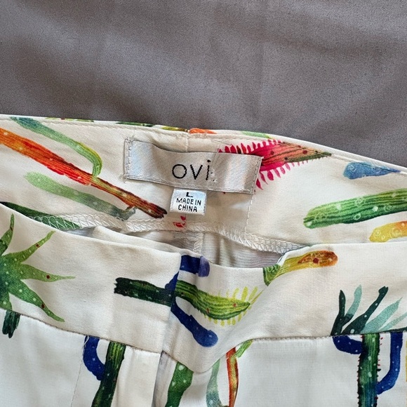 Ovi Multicolor Cactus Pattern Chinos - Picture 6 of 6